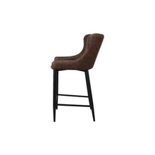 Load image into Gallery viewer, Single Classic Faux Leather Bar Stool in Brown
