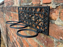 Load image into Gallery viewer, Cast Iron Wall Mounted Plant Pot Holder