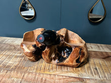 Load image into Gallery viewer, Large Unique Polished Natural Wood Wine Rack/Stand