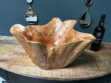 Load image into Gallery viewer, Huge Polished Natural Wood Bowl