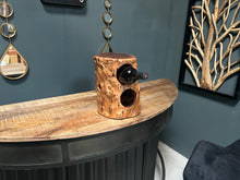 Load image into Gallery viewer, Polished Natural Wood Bottle Holder