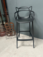 Load image into Gallery viewer, Philippe Starck Inspired Black Bar Stool