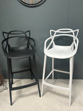 Load image into Gallery viewer, Philippe Starck Inspired Black Bar Stool