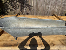 Load image into Gallery viewer, Large Vintage European Galvanised Zinc Bath Tub Planter