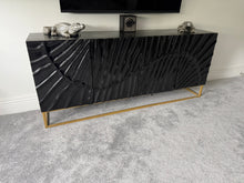 Load image into Gallery viewer, Solid Carved Mango Wood Sideboard Media Unit