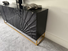 Load image into Gallery viewer, Solid Carved Mango Wood Sideboard Media Unit