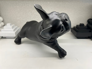Resin French Bulldog in Black