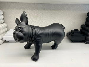 Resin French Bulldog in Black