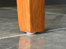 Load image into Gallery viewer, Pair Kin Contemporary Ash Wood &amp; Brown Faux Leather High Back Dining Chair