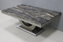 Load image into Gallery viewer, Linate Contemporary Designer Steel &amp; Marble Coffee Table