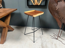 Load image into Gallery viewer, Vintage Industrial Bar Stool