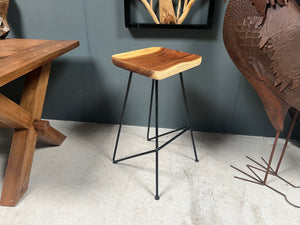 Vintage Industrial Bar Stool