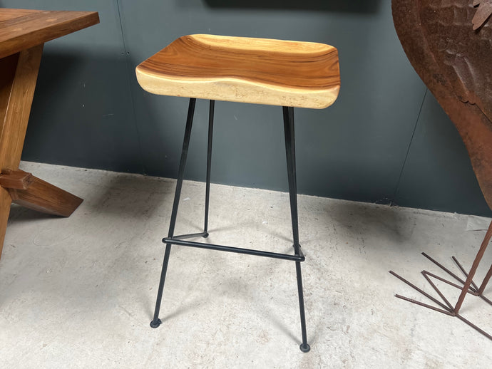 Vintage Industrial Bar Stool