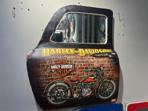 Large Metal Vintage Harley Davidson Car Door Mirror