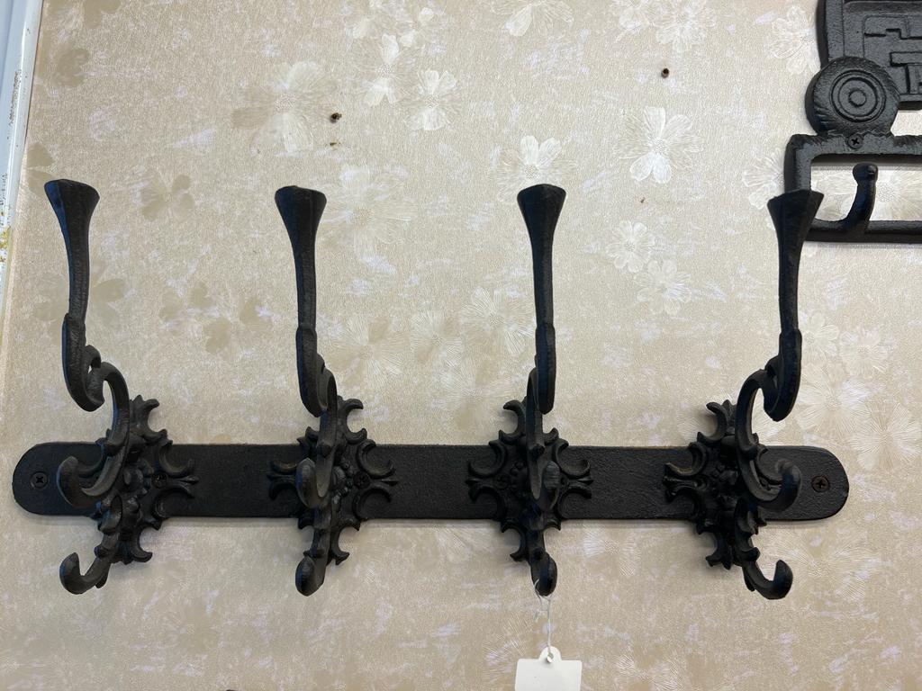 Cast Iron Ornate Coat Hook