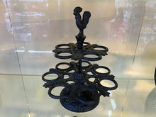 Load image into Gallery viewer, Cast Iron Ornate Egg Holder