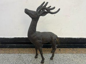 Cast Iron Deer Statue