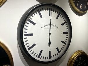 Vintage English Electric Clock Company Wall Clock