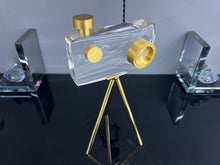 Load image into Gallery viewer, Glass Camera on Gold Frame Ornament (PRE ORDER NOW BACK IN STOCK IN 2 WEEKS!)