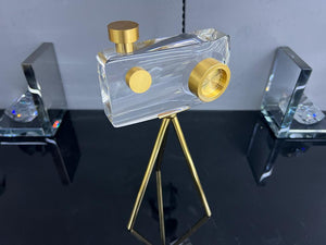 Glass Camera on Gold Frame Ornament (PRE ORDER NOW BACK IN STOCK IN 2 WEEKS!)