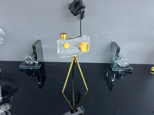 Glass Camera on Gold Frame Ornament (PRE ORDER NOW BACK IN STOCK IN 2 WEEKS!)