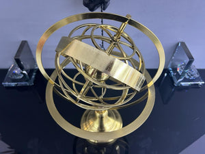 Unique Brass Armillary Globe Ornament (PRE ORDER NOW BACK IN STOCK IN 2 WEEKS!)