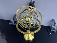 Load image into Gallery viewer, Unique Brass Armillary Globe Ornament (PRE ORDER NOW BACK IN STOCK IN 2 WEEKS!)