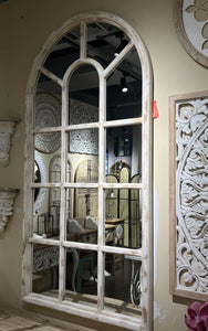 Massive Shabby Chic Arched Mirror