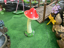 Load image into Gallery viewer, Large Garden Mushroom Toad Stool Statue