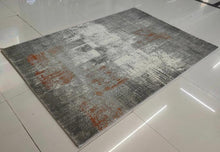 Load image into Gallery viewer, Huge 2.3m Abstract Grey and Copper Patterned Rug