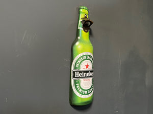 Large Heineken Bottle Opener Wall Sign
