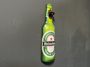 Large Heineken Bottle Opener Wall Sign