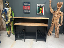 Load image into Gallery viewer, Brand New Rustic Vintage Metal VW Home Bar in Yellow