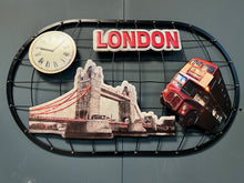 Load image into Gallery viewer, Large Metal London Wall Art Decoration