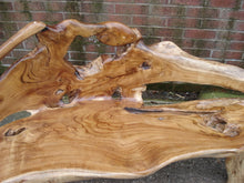 Load image into Gallery viewer, Unique Highly Polished Teak Root Wood Bench (PRE ORDER NOW - BACK IN STOCK 8 WEEKS)