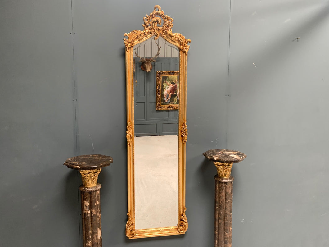Large Louis Gold Ornate Wall Mirror