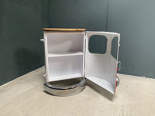 Load image into Gallery viewer, Upcycled Vintage VW Bus Cabinet with Wooden Top