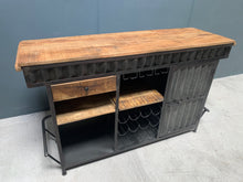 Load image into Gallery viewer, large-fully-fitted-industrial-bar-homebar-home-pub-drinks-unique-furniture-drinks-wine-beer-cocktail-counter-metal
