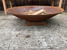 Load image into Gallery viewer, Contemporary Rustic Fire Pit/Log Burner/Patio Heater - 85cm