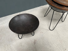 Load image into Gallery viewer, Pair of Indian Tagari Side Tables in a Rustic Finish