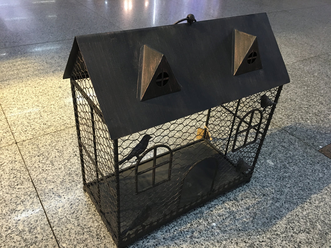 Handmade Metal Birdhouse