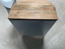 Load image into Gallery viewer, Upcycled Vintage VW Bus Cabinet with Wooden Top