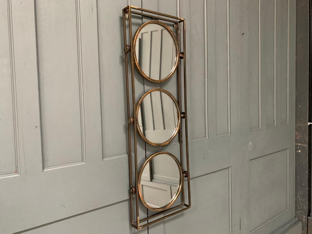 Metal Framed Industrial Style Designer Mirror
