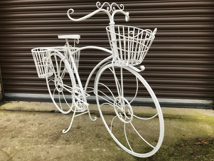 Metal Bicycle Planter