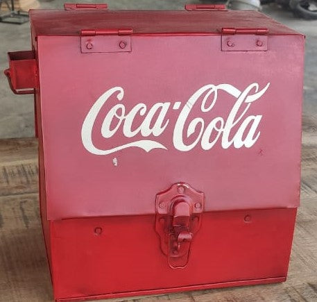Vintage Coca Cola Cool Box Decoration