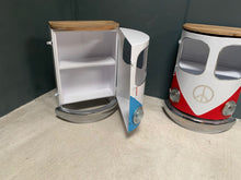 Load image into Gallery viewer, Upcycled Vintage VW Bus Cabinet with Wooden Top