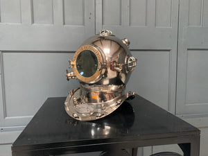 Large Anchor Engineering Steel Divers Helmet