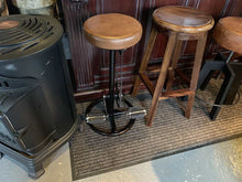 Load image into Gallery viewer, Vintage Style Pedal Bar Stool