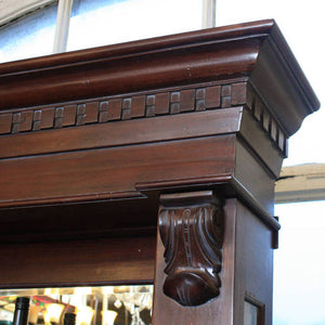 5.2m Period Mahogany Front Counter & Mirrored Back Bar (PRE ORDER NOW - BACK IN STOCK 8 WEEKS!)