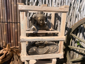 Sitting Buddha Statue in Bronze
